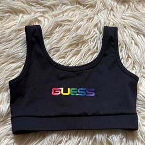 Guess girls cropped sports top